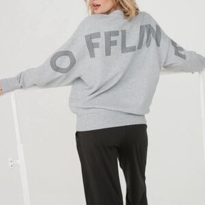 Aerie Gray 'Offline' Sweatshirt Xl